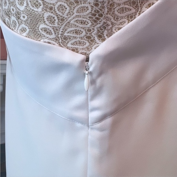 NWT BANANA REPUBLIC White Sleeveless One Shoulder Top Blouse Size XS - Picture 9 of 11